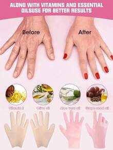1pc/2pcs/4pcs/6pcs Soft Silicone Gel Exfoliating Foot & Hand Care Tool For Dry Cracked Skin, Softening Skin Care Tool, Hand Care, Mother's Day Gift, Gift, Travel Accessory, Suitable For All - Multicolor - View 3