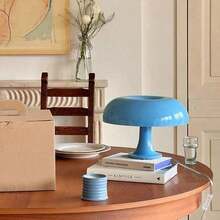 Modern Minimalist LED Mushroom Shaped Table Lamp, USB Powered, 3 Color Temperature Modes, Multiple Colors Available, Suitable For Bedroom/Living Room/Desk/Reading Area/Nightstand/Holiday Gift - Multicolor - View 8