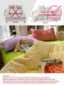 Macaron Colorful Polka Dot Bedding Set, Soft Crinkled Texture, Mix And Match Bedroom, Includes 1 Duvet Cover, 1 Bed Sheet, 2 Pillowcases, Duvet Insert And Pillow Insert Not Included - Green - View 7