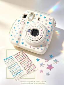 1Set Aesthetic Stickers Journaling Supplies Holographic Glitter Star Decals Vibrant Multicolor Shimmer Ornament For Device Surface Decor For Personal Item Embellishment For Daily Accessory Upgrading - YT-dJ018-020 - View 3