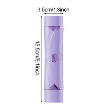 Hair Removal Device, Women's Dual-Head Shaver, Intimate Area Trimmer, Electric Razor, Unisex Epilator - Upgraded Version - View 3