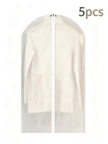 Clothing Dust Cover, 3D Dust Cover, Hanger Cover, Long Suit Fabric Hanging Storage Bag, Large Dry Cleaning Bag, Coat Transparent Waterproof Suit Cover, Clothing Storage, Dust-Proof Suit Hanging Bag - Multicolor - View 15