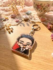 1pc/7pcs Bangtang K-Pop Keychains, K-Pop Style Durable Acrylic Asymmetrical Shape, Suitable For Back To School, Concert Support, Fan Gifts, Birthday, Valentine's Day, Christmas, New Year, Graduation, Anniversary, Travel Souvenir, Couple Gifts And Daily Wear - Multicolor - View 13