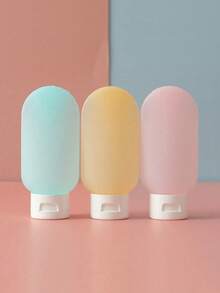 3/6/11pcs Travel Set, Squeeze Design, Portable, Leak-Proof, Reusable, Refillable Cosmetic Containers, Suitable For Toiletries, Shampoo, Body Wash And Lotion, Travel Essential, Suitable For School, Holiday, Camping, Vacation And Other Occasions, Mini Size - Multicolor - View 9