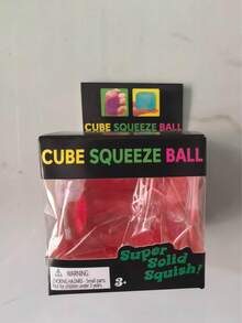 DOWMOO Schylling 1pc Ice Cube Stress Relief Toy, Slow Rebound Soft Sensory Squeeze Ball, Desktop Anxiety Relief Handheld Toy (Randomly Sent Outer Packaging Box), Gift For Friends - Multicolor - View 7
