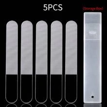 3/5pcs Nano Glass Nail File Set, Nail Polishing File, Nano Glass Nail File Glossy Polishing Manicure Care Tool, Portable Individual Boxed - Clear - View 15