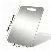 Pure Titanium Antibacterial & Mold-Resistant Cutting Board For Kitchen, Double-Sided Raw & Cooked Separation Design, With Hanging Storage Hole, Household Chopping Board, Fruit, Vegetable & Fresh Meat Partitioned Cutting, Easy To Clean, Durable & Non-Stick, Christmas, Halloween, Thanksgiving Holiday Special - View 12