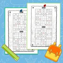 Easy Sudoku Puzzle Workbook For Kids & Teens, Age-Graded Number Logic Brain Training, Beginner To Advanced Sudoku Games, Improve Focus, Concentration, Critical Thinking, Reasoning & Problem Solving, Screen-Free Learning Activity - Easy Sudoku Puzzle Workbook - View 4