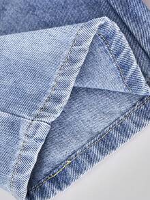 Toddler Denim Shorts, New Fashion Summer Style - Blue - View 7