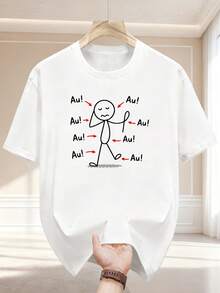 Unisex Adult T-ShirtTerence Hill Otherwise We'll Get Angry Unisex Slight‑Stretch All‑Season Casual Tee - White - View 1