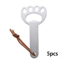 1 Piece Personalized Cat‑Paw Bottle Opener, Custom‑Engraved Stainless‑Steel Bottle Opener, Gift For Beer Lovers, Father's Day Gift, Unique Gift For Men, Groomsmen Gift - Multicolor - View 7