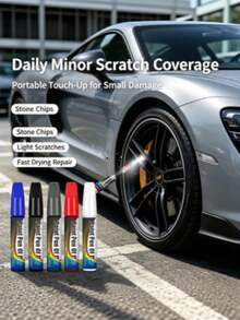 Car Paint Touch-Up Pen White Black Blue Grey Silver Paint Scratch Repair Tool Car Dedicated Color Repair Pen Car Paint Touch-Up Pen - A - View 4