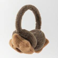GARASSACC 1pc Cute Capybara Plush Earmuffs For Girls - Brown - View 7