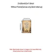 1/6pcs Christmas Religious Canvas Wall Art Set Bible Verse Prints Unframed Jesus Nativity Scripture Christian Home Decor Vintage Farmhouse Church Prayer Room Decoration Poster - Pattern - View 15