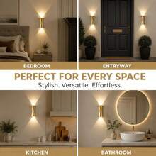 Smart LED Wall Light, 3-Color Adjustable, Motion Sensor, Indoor Magnetic LED Sensor Wall Light, Battery Powered, Adjustable Color Temperature, USB Rechargeable Night Light, Wireless Magnetic Wall Light, Suitable For Hallway, Bathroom, Bedroom - Multicolor - View 10