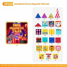 Cartoon Pattern Magnetic Building Blocks Set, 3D Magnetic Tiles Puzzle Toy For Kids, Early Education Educational Toy To Develop Spatial Imagination, Parent-Child Interactive Tabletop Game, Fun Desktop Decoration, Suitable For Children, Teenagers And Adults, Surprise Collectible Gift Box, Ideal Birthday, Holiday And Party Gift For Boys And Girls - Multicolor - View 12