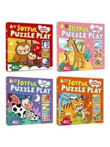 beartale 36pcs DIY Puzzle For Kids And Toddlers, Montessori Educational Game, Colorful Christmas Preschool Learning Toy, Hand-Eye Coordination & Motor Skills Development, Early Learning Activity Classroom Teaching Aid, Children's Birthday Gift, Back To School - Multicolor - View 10