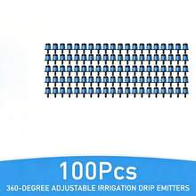 50pcs/100pcs Adjustable Flow Rate Drip Irrigation Sprinkler Heads, Micro Sprinkler Heads For Garden Potted Plants Automatic Watering - One Size - View 9
