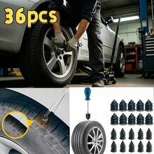 36pcs Assorted Size Vacuum Tire Repair Nails Set, Suitable For Motorcycle, Scooter Rubber Tubeless Tire Repair Tool, Glue-Free Tire Repair Nails, Suitable For Daily Tire Repair Tool. - 36pcs Tire Plug Kit - View 3