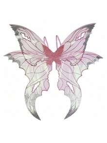 Adult Fairy Angel Wings With Colorful Butterfly Wings, Perfect For Halloween Cosplay, Theme Parties And Stage Performances - Multicolor - View 14