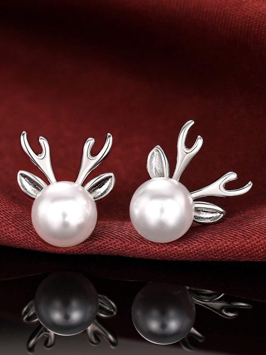 1 Pair Beautiful Earrings For Women Wedding Engagement Party Jewelry Christmas Gift - 1# - View 1