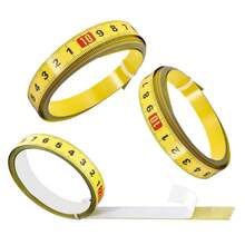 Woodworking Self-Adhesive Tape Measure, T-Shaped Track Tape Measure, Metric, Durable Workbench Ruler, Backed With Strong Adhesive, Suitable For Oblique Cut Track Router Table Saw, Measuring Tool - Forward - View 3
