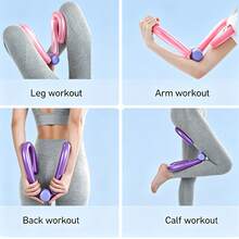 1-2 Pcs Leg & Pelvic Floor Trainer, Thigh Trimmer For Leg Slimming And Muscle Training. Compact & Easy Storage, Compatible With Yoga Mats. Great For Women And Yoga Enthusiasts, Suitable For Home, Gym And Dorm Use. - A - View 6