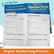 Lachilly Buku Latihan Menulis Tangan Bahasa Inggris untuk Anak-Anak, Menjiplak Huruf, Mengontrol Pensil dan Latihan Pra-Menulis, Ejaan Fonik, Menulis Kalimat - YY034 Buku Latihan Menulis Tangan Bahasa Inggris - View 5