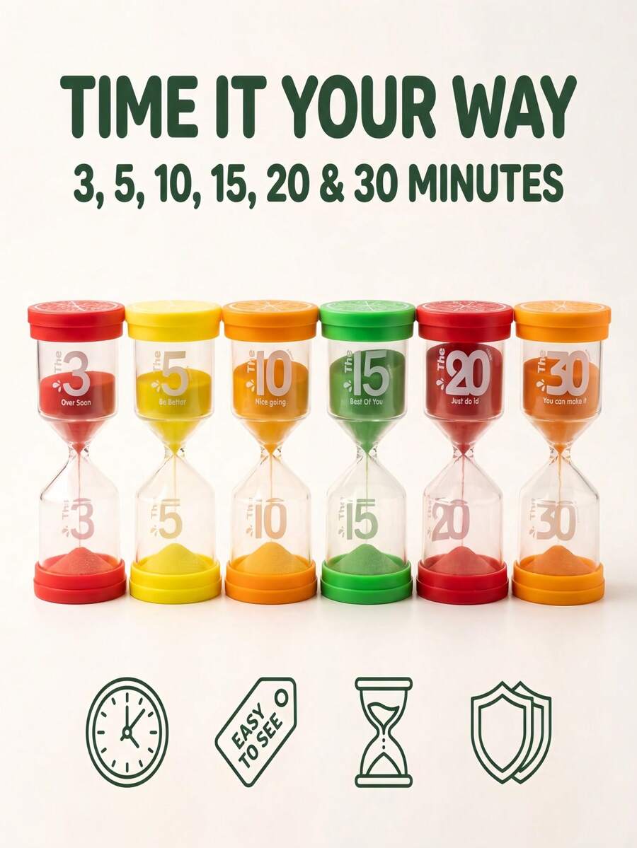 1pc New Fruit-Shaped Timer, Colorful Fruit Slice Design, Office And Study Timing Tool, Back To School Supplies, Adult Time Management Timer, Suitable For Multiple Life Scenarios, Enhance Time Awareness, Cultivate Good Habits - Grapefruit Red - View 1