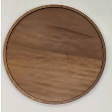 1pc Wooden Tray For Storing And Serving Food, Snacks, Drinks, Sushi, Steak, Pizza, Desserts, Cakes, Bread, Breakfast Tray, Coffee Tray, Tea Tray, Charcuterie Board - Maroon - View 8