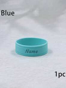 Personalized Bottle Labels, Cup Labels, Straw Cup Labels, Water Bottle Labels, Sports Water Bottle Labels, Engraved Water Bottle Bands, Personalized Sports Water Bottle Labels, Bottle Labels, Straw Cup Label Bands, Home, Customized Silicone Bottle Labels - Multicolor - View 3
