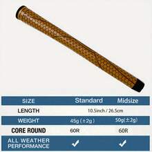 10PCS Golf Grip PU Iron Club Grip Standard Medium Size - Brown - View 6