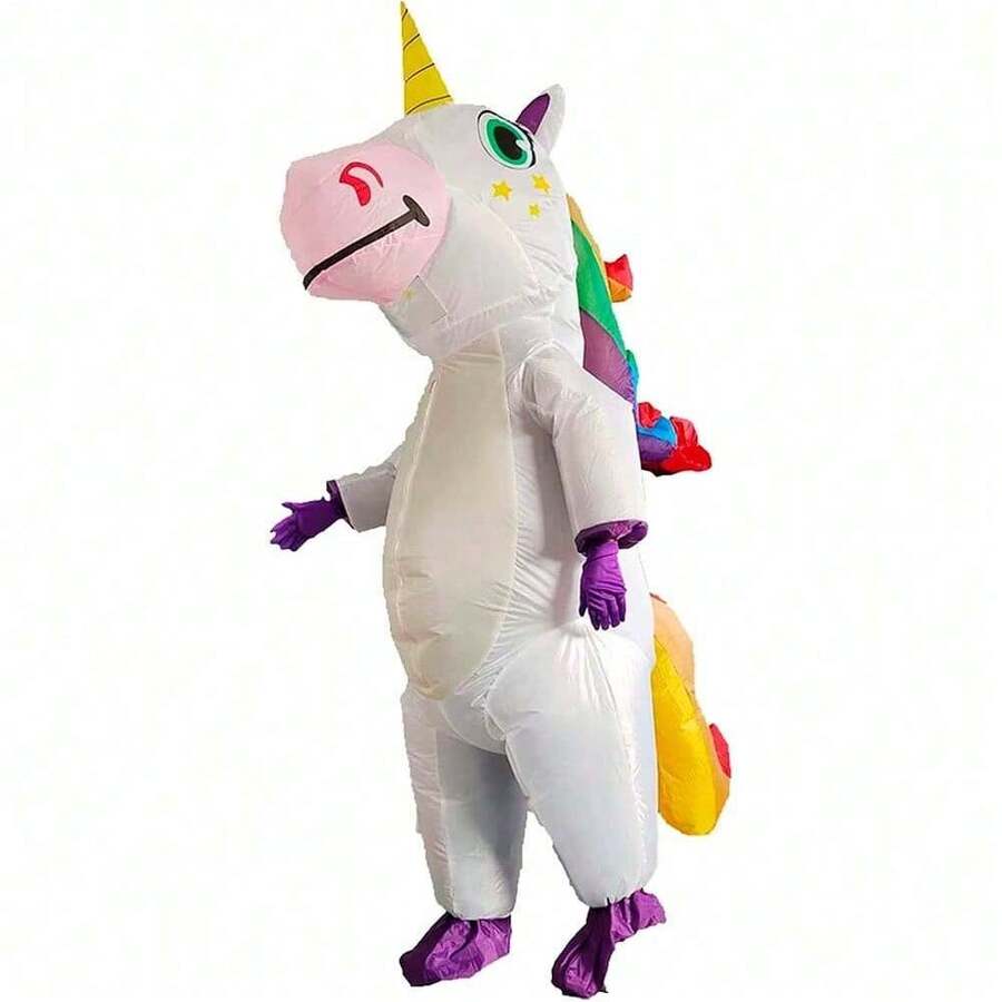 Inflatable Unicorn Standing Costume, Cute Full Body Inflatable Costume, Holiday Party Inflatable Costume - Unicorn - View 1