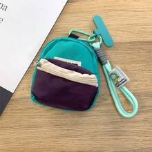 Mini Handheld Coin Purse, Portable Earphone & Key Storage Pouch, Universal Bag Charm - Multicolor - View 12