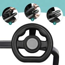 1pc Universal Baby Stroller/Pushchair Toy Steering Wheel, Detachable Fun Driving Accessory - Multicolor - View 4