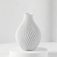 1pc Vase For Artificial Pampas Grass, Room Decor, Home Decor, Bedroom Decor, Living Room Decor, Bathroom Decor, Wedding Decor, Tabletop Flower Holder, Modern Decor For Kitchen, Office, House Decor, Wedding Items, Room Decoration Stuff - A - View 14