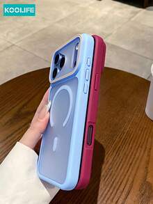 KOOLIFE 磁吸奢華半透明 PC 背板，親膚觸感，全方位防護，防撞防摔 Apple 手機保護殼，相容 iPhone 18 Pro/18 Pro Max/17 Pro Max/16 Pro Max/15 Pro Max/14 Pro Max/13 Pro Max/17 Pro/16 Pro/15 Pro/14 Pro/13 Pro/17/16/15/14/13/12 Pro Max/12 Pro/12/11 機型，適合男女日常配戴與節日禮物選擇 - 遠峰藍 - 查看 6