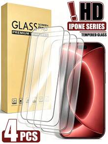 Mr. War Gorilla 4pcs/Pack, Screen Protector Film With Silk-Printed Edge Design, High-Definition Transparent Design, High Light Transmittance Restoring True Screen Display Effect, Clear And Delicate Image Without Fogging. The Film Surface Is Smooth And Delicate, With Good Touch Responsiveness, Sensitive Operation Without Delay, And Anti-Fingerprint Hydrophobic Coating. Suitable For Various Occasions, Such As Home, School, Cafe, Transportation, Etc., Meeting Daily Protection Needs. - Clear - View 2