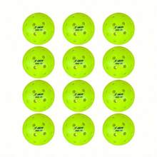 X-ACE PRO 40 Pickleball, 6 Or 12 Pack, Crack-Resistant Structure, Suitable For All Styles Of Pickleball Paddles And Courts, High Visibility Green Pickleballs - 12 Pieces - View 1