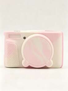 1pc Soft Silicone Camera Protective Case, Shockproof Anti-Slip Camera Cover, Camera Accessory - View 2