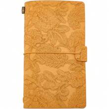 1pc Color-Changing Leather A6 Travel Journal - High-Value Vintage Notebook For Hand-Writing - New Arrival - View 7