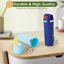 1pc Multi-Color Mini Lipstick Perfume Storage Keychain, Portable Hook, Lightweight Bag Charm, Daily Gift, Suitable For Backpack And Handbag Decoration - Multicolor - View 6