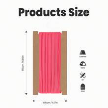 3pcs 4mm X 10m 9-Strand 620lbs Paracord | Heavy Duty Nylon Braided Rope For Camping, DIY Bracelet, Dog Leash & Keychain - Multicolor - View 4