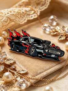 1pc Racing Car Brooch Lapel Pin, Cartoon Vehicle Personalized Badge, Suitable For Jackets And Backpacks, Unique Personalized Decoration, Ideal Gift For Men, Teenagers And Boys - Multicolor - View 19