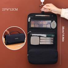 3-In-1 Detachable Hanging Toiletry & Makeup Bag, Removable Independent Small Pouches, Handheld Travel Organizer, Foldable Hook-Style Wash Bag, Skincare & Cosmetic Storage Bag For Business Trips And Home - Multicolor - View 14