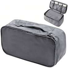W WINGS Travel Cosmetic Bag For Luggage - Grey - View 4