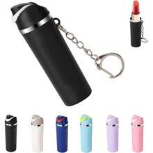 1pc Multi-Color Mini Lipstick Perfume Storage Keychain, Portable Hook, Lightweight Bag Charm, Daily Gift, Suitable For Backpack And Handbag Decoration - Multicolor - View 7