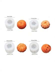 Realistic Orange Fruit Candle Silicone Mold DIY Orange Handmade Soap Resin Plaster Diffuser Stone Decor Mold - Artificial Orange - View 5