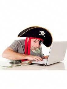 1/2/6pcs Halloween Sailor Pirate Eye Patch And Pirate Hat, Skull Print Pirate Captain Costume Accessories, Pirate Party Hat, Suitable For Various Parties, Performances, Costume Parties - Multicolor - View 8