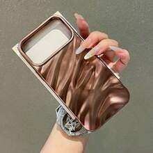 Premium Desert Gold 3D Wave Texture Phone Case Suitable For IPhone 18 Pro Max/18 Pro/18/17 Pro Max/17 Pro/17 Air/17/16 Pro Max/16/16 Pro/16 Plus/15/15 Pro Max/15 Pro/15 Plus/11/12/13/14 Pro Max/11 Pro/11 Pro Max/12 Pro/12 Pro Max/13 Pro/13 Pro Max/14 Pro/14 Pro Max/14 Plus Soft Shell Minimalist Creative - Premium-desert Gold - View 31